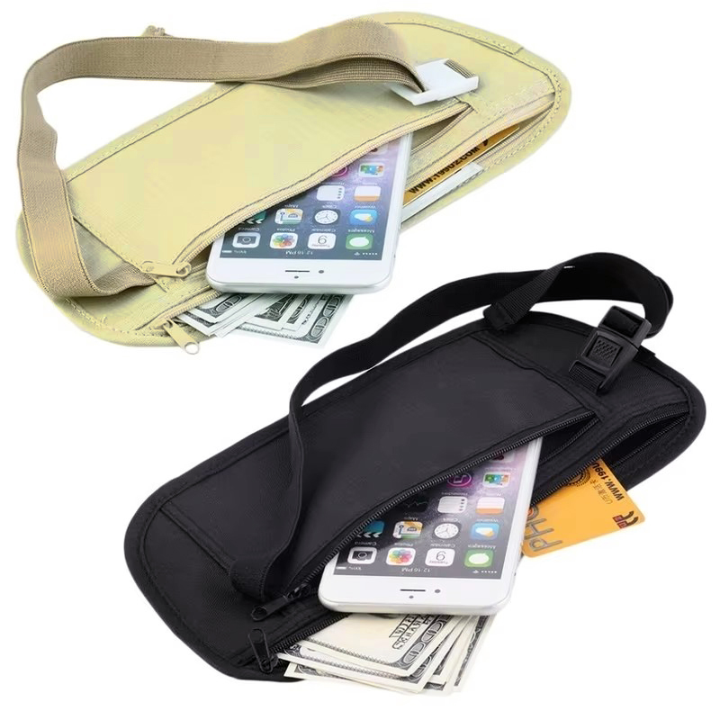 Mountain Biking Waist Pack - حقيبة خصر غير مرئية للسفر لجواز