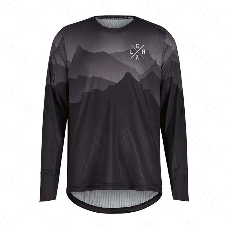 Mountain Biking Jersey - قميص رجالي للدراجات النارية بأكمام طويلة،