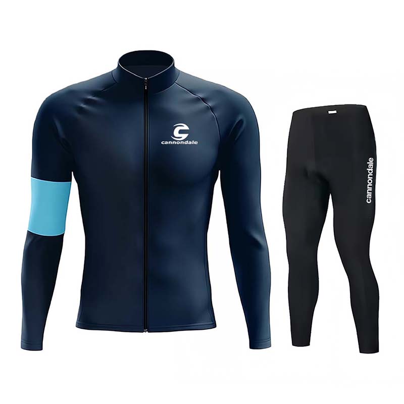 Mountain Biking Jersey - ملابس Cannondale للرجال بأكمام طويلة ورقيقة