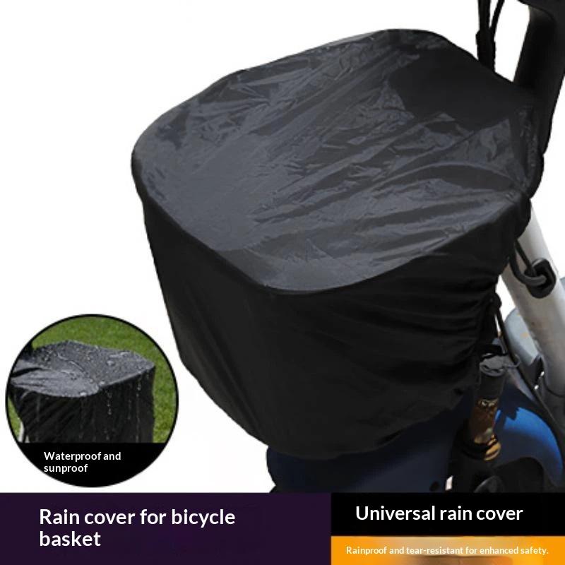 Mountain Biking In The Rain - غطاء مقاوم للماء لسلة الدراجة مع