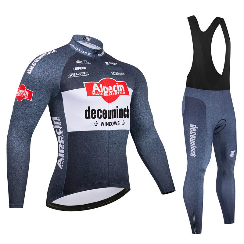 Mountain Biking Pants For Men - Alpecin Team الرجال الدراجات جيرسي طويلة