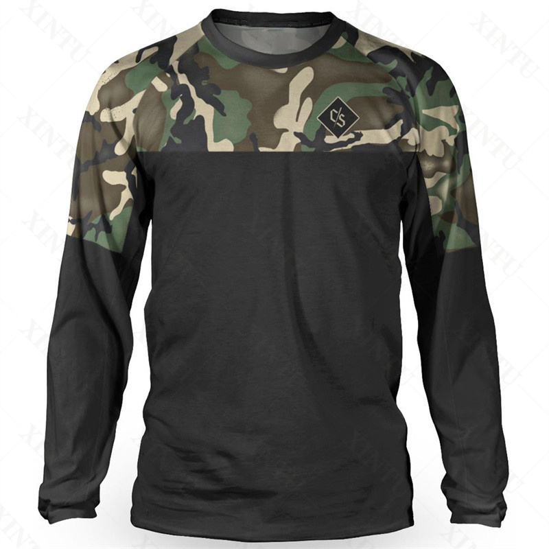 Mountain Biking Jersey - فضفاضة متسابق الرجال جيرسي DH موتوكروس