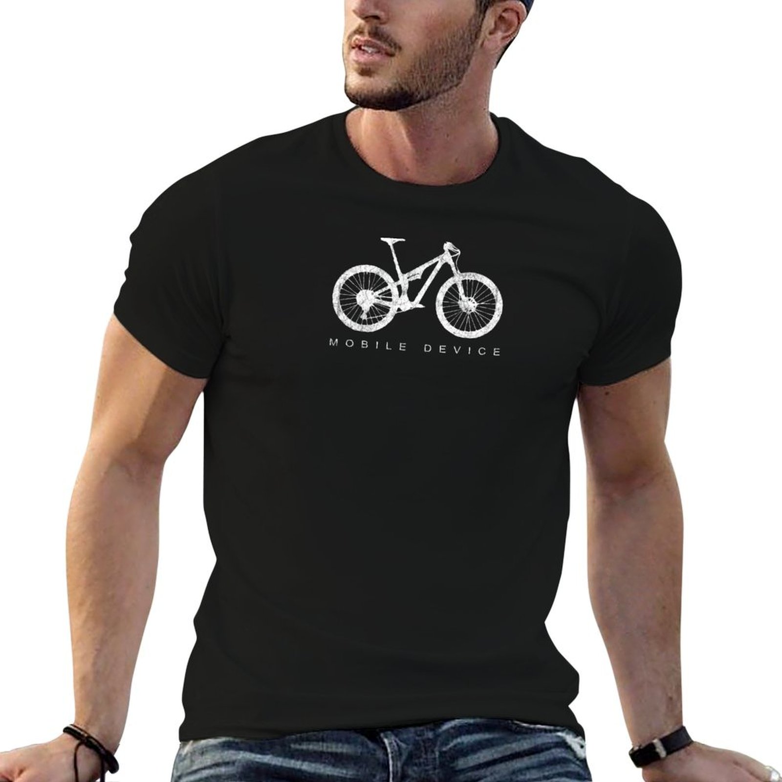تي شيرت مطبوع عليه Mobile Devi - مراجعة Mountain Biking Holidays وسعره