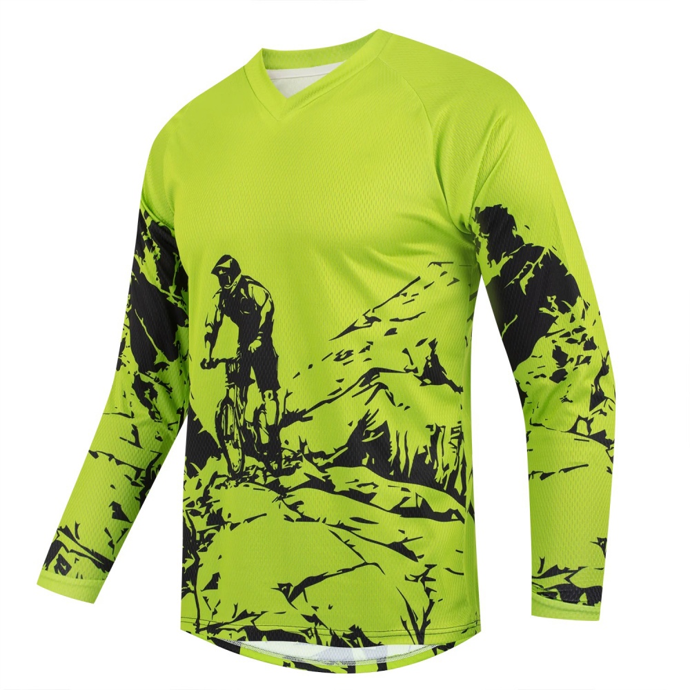 قميص رياضي طويل الأكمام للرجال - مراجعة Mountain Biking Shop وسعره