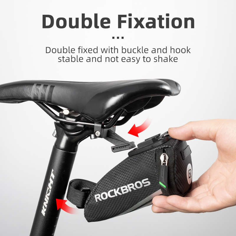 ROCKBROS حقيبة الدراجة المحمول - مراجعة Mountain Biking Waist Pack وسعره
