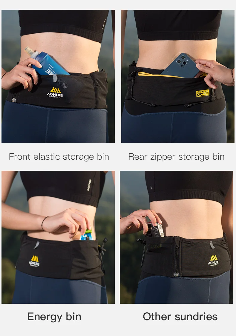 AONIJIE-W8122 حزمة خصر متعددة  - مراجعة Mountain Biking Waist Pack وسعره
