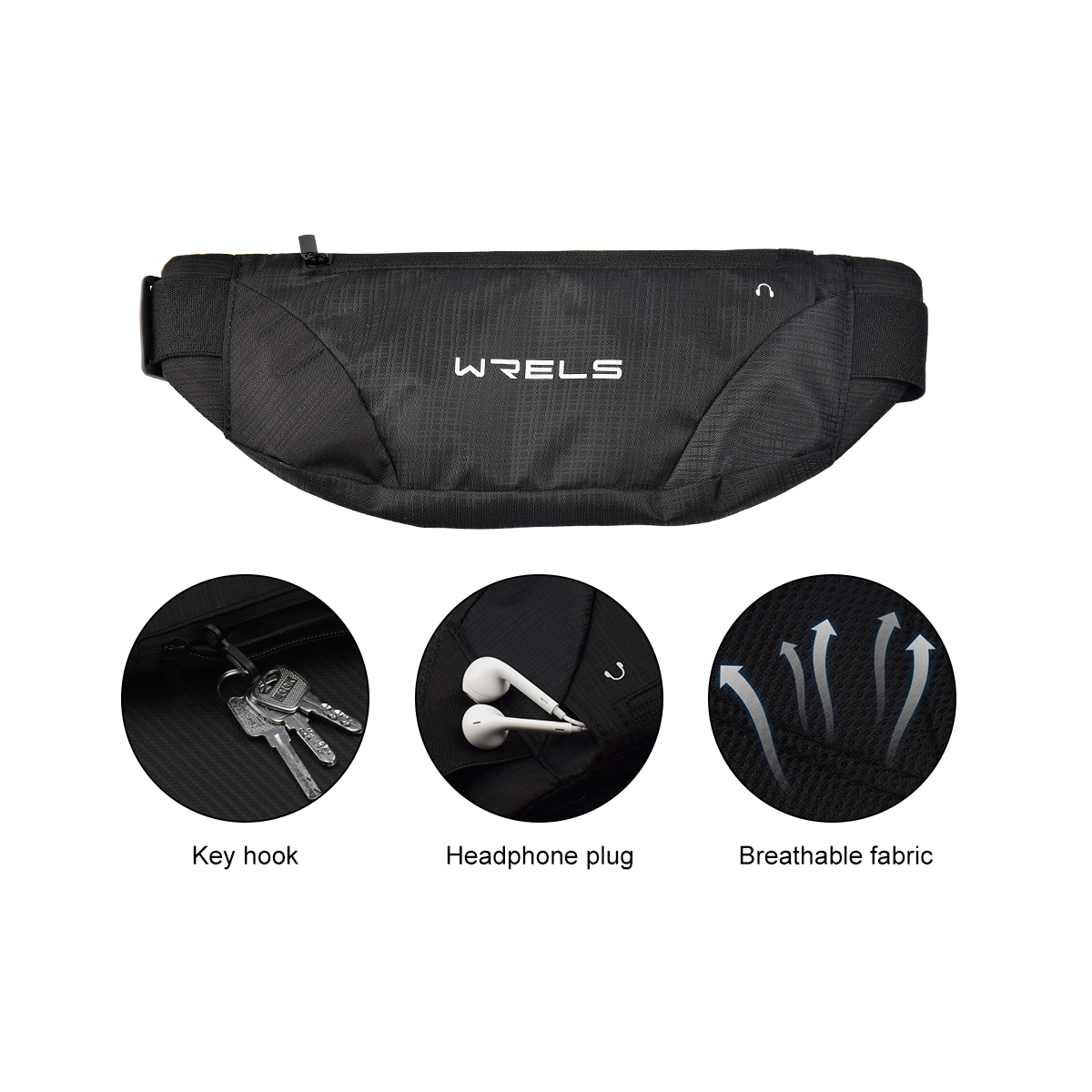 WRELS حقيبة الخصر حقيبة جري ال - مراجعة Mountain Biking Waist Pack وسعره