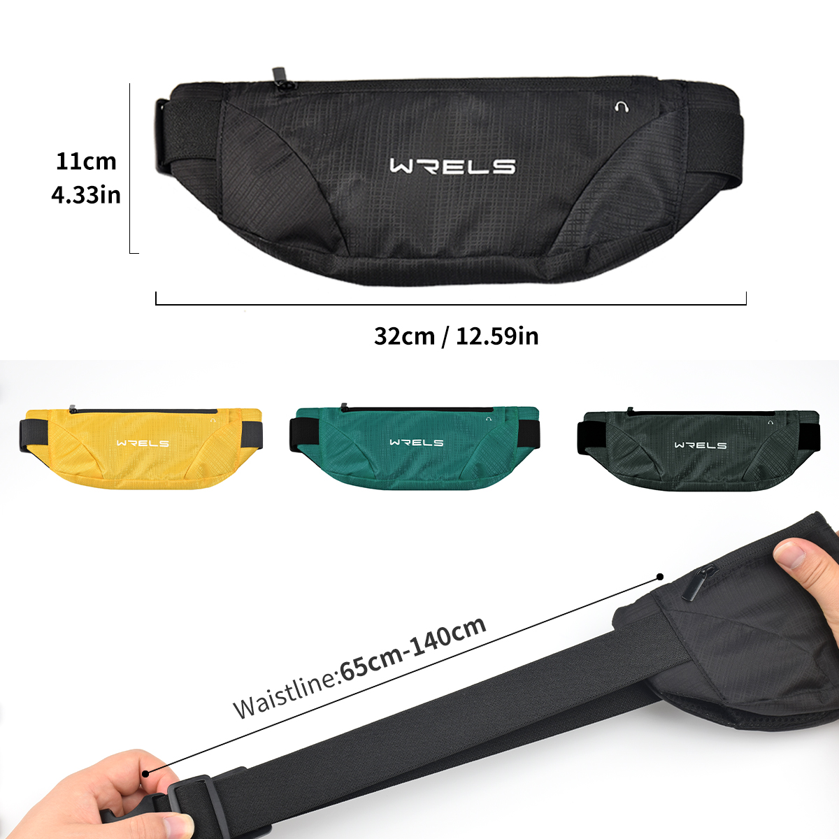 WRELS حقيبة الخصر حقيبة جري ال - مراجعة Mountain Biking Waist Pack وسعره