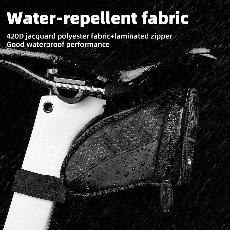 حقيبة سرج دراجة صغيرة مقاومة ل - مراجعة Mountain Biking Waist Pack وسعره