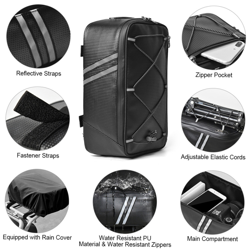 حقيبة صندوق الدراجة المقاومة ل - مراجعة Mountain Biking Waist Pack وسعره