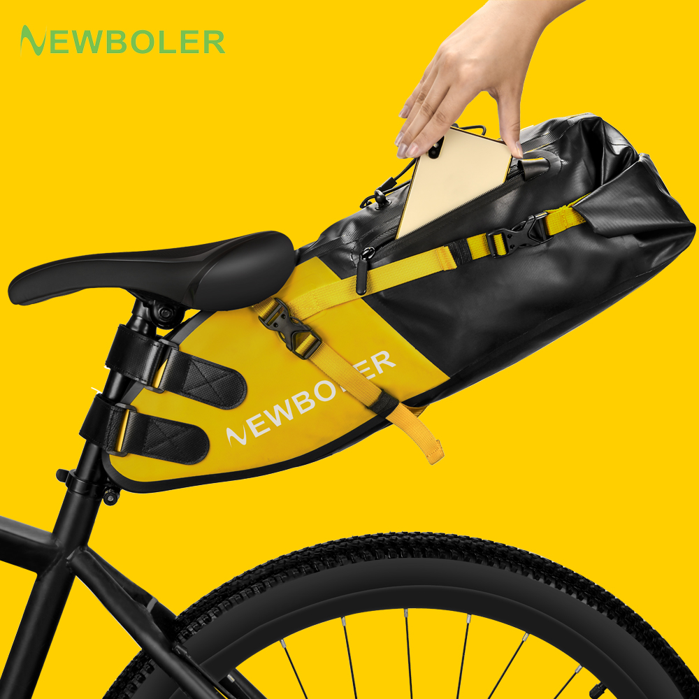 NEWBOLER حقيبة الدراجة مقاوم ل - مراجعة Mountain Biking Waist Pack وسعره