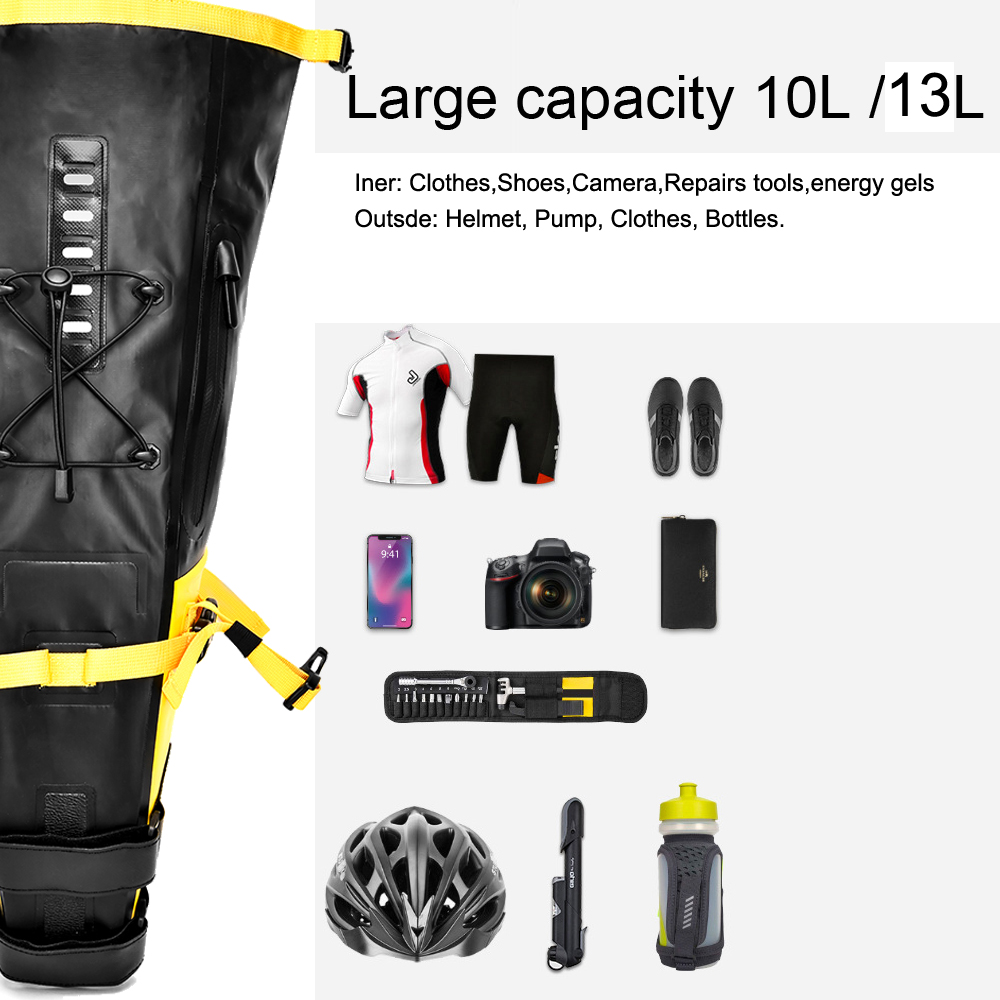NEWBOLER حقيبة الدراجة مقاوم ل - مراجعة Mountain Biking Waist Pack وسعره