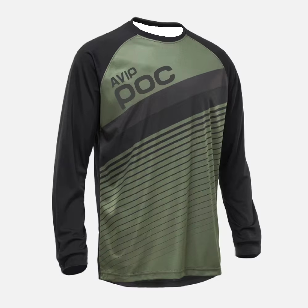 قميص رجالي طويل الأكمام لركوب  - مراجعة Mountain Biking Jersey وسعره
