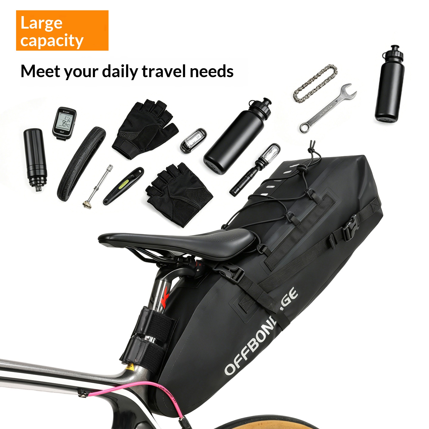حقيبة خلفية مقاومة للماء للدرا - مراجعة Mountain Biking Waist Pack وسعره